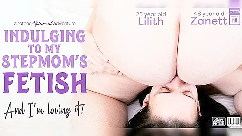 Lilith - Zanett - Curvy Stepmom Zanett Loves Facesitting Her Big Ass And Hairy Pussy On Her Fetish Loving Stepdaughter