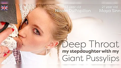 Deepthroats Her Stepdaughter Maya Sinn With Her Huge Wet Pussylips